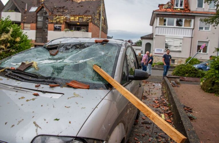 A tornado injures at least 30 in German city, authorities say