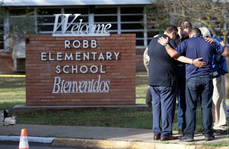 The gunman ran inside the school and barricaded himself inside a classroom until he was killed by officers
