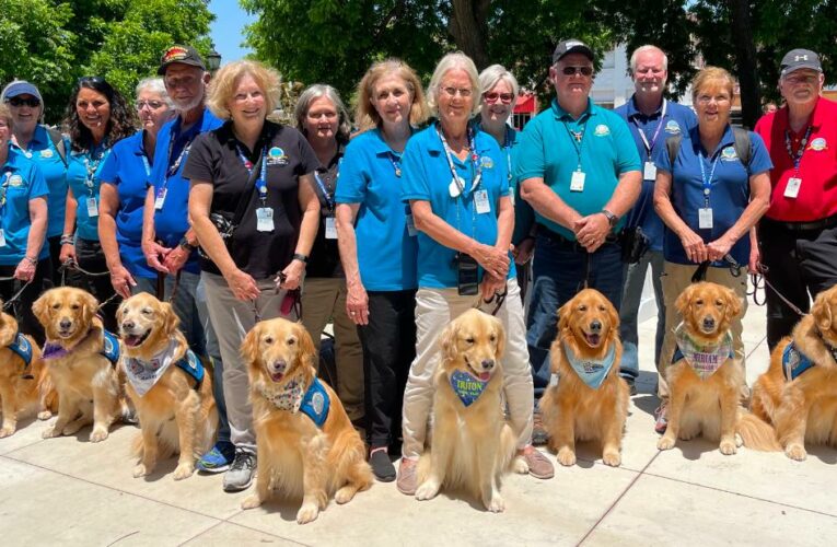 Hundreds of people (and eight golden retrievers) are volunteering services and offering other acts of kindness in the wake of the devastating shooting