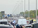 Bank holiday traffic chaos outside Heathrow Airport as M4 brought to standstill