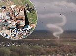 Kansas tornado damaged more than 1,000 homes on 13 mile trajectory, killing three college students