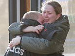 Ukraine war: Steel plant workers hug their families after evacuation from Mariupol