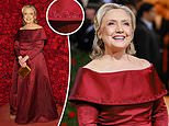 Hillary Clinton pays tribute to women who inspired her with embroidered Met Gala gown