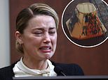 Amber Heard breaks down as she describes Johnny Depp sexually assaulting her with a liquor bottle