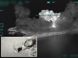 Moment two Ukraine fighter jets bomb Russian-occupied Snake Island