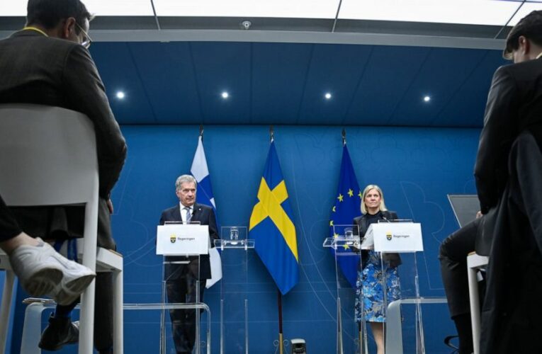 Finland, Sweden submit NATO membership application