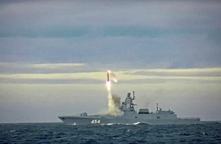 Russia test-fires its latest hypersonic Zircon missile