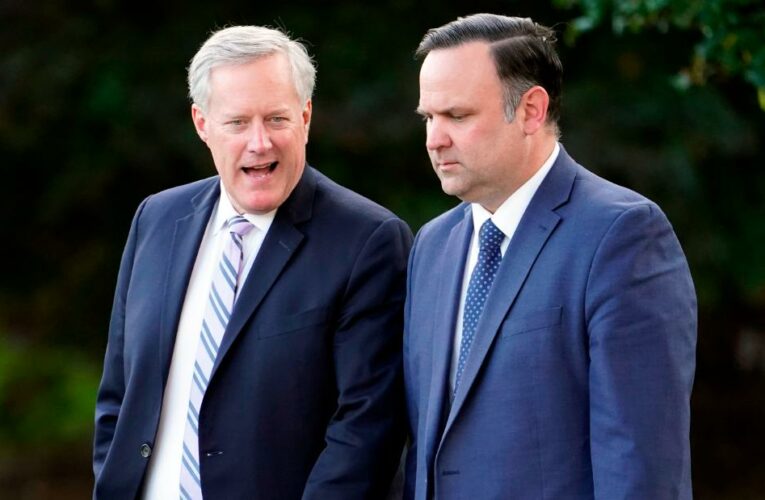 DOJ declines to charge Meadows and Scavino with contempt of Congress