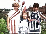 Colourised images bring jubilant street parties on day of Queen’s Coronation in 1953 to life