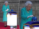 Queen brushes off ‘discomfort’ to light first of 3,500 beacons across Britain