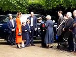 William and Kate bring their children George and Charlotte to Wales