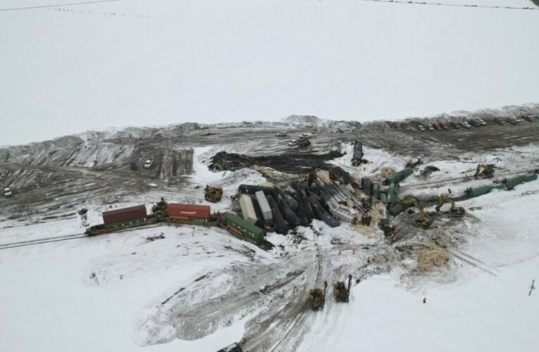 Canadian Pacific train derails in rural North Dakota and spills chemical