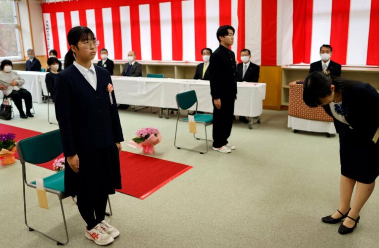 Last students graduate: School closures spread in ageing Japan.